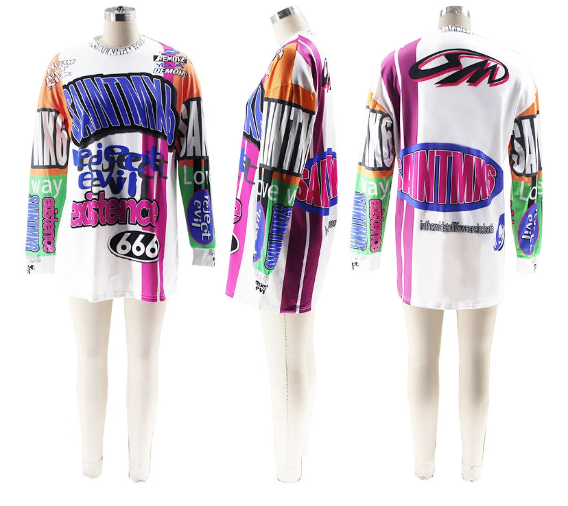 Graffiti Retro T-shirt dress😻