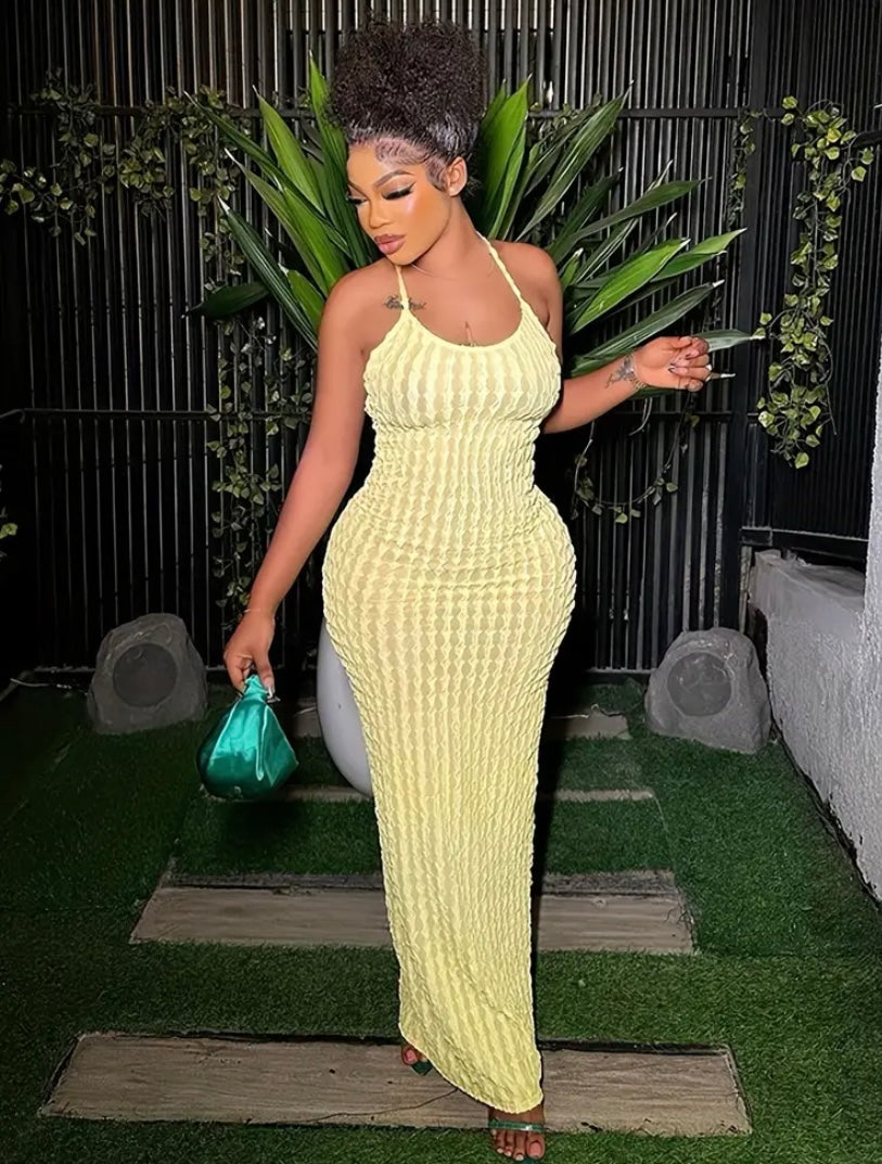 Backless maxi