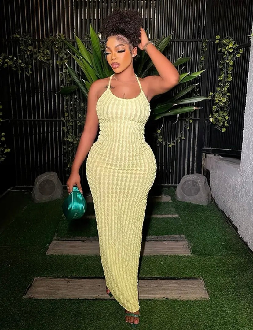 Backless maxi