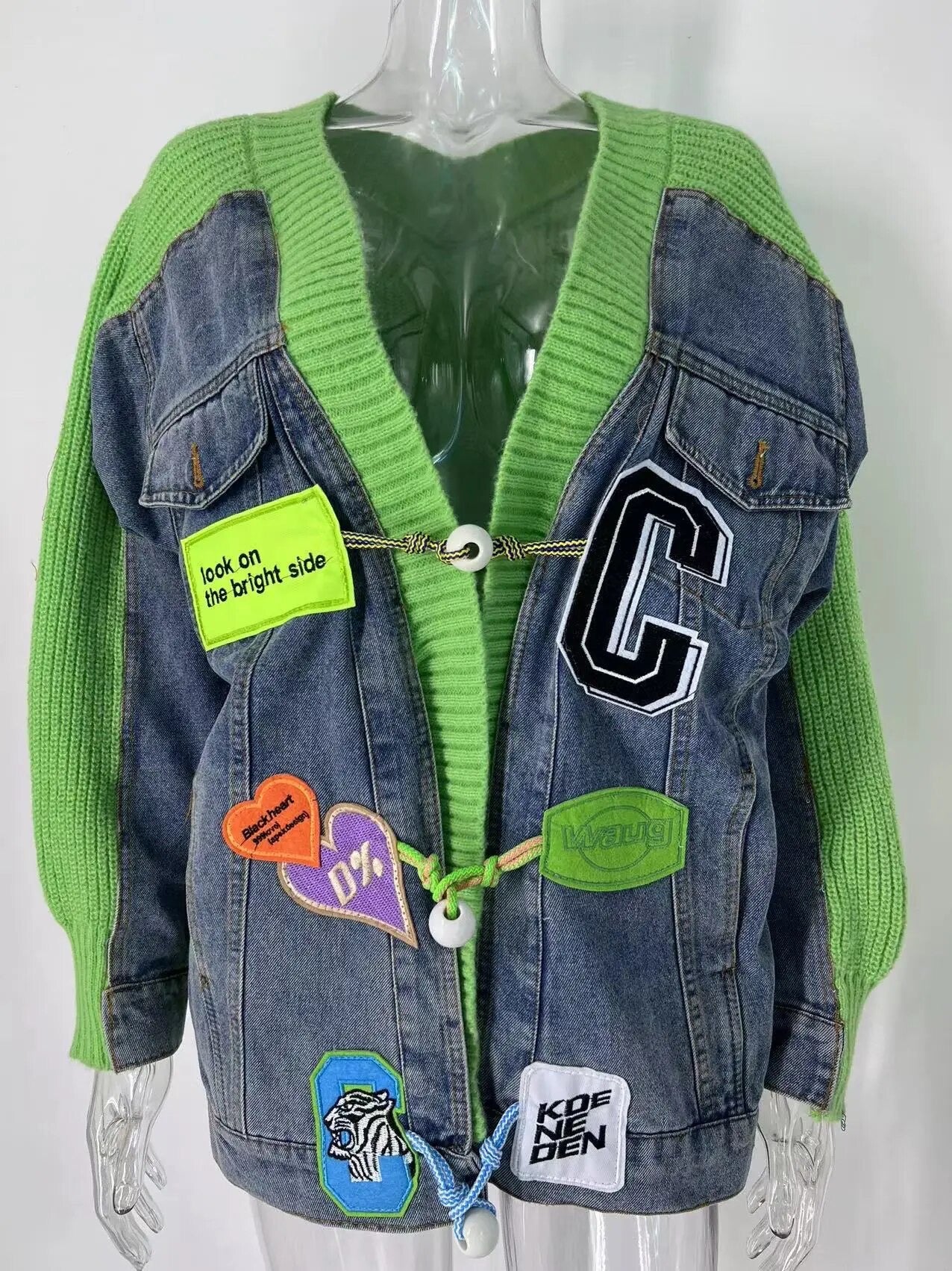 Denim cardigan