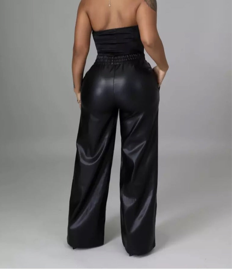 Leather lady trousers π