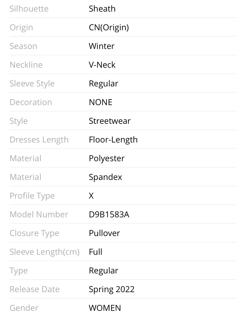 Bodycon dress