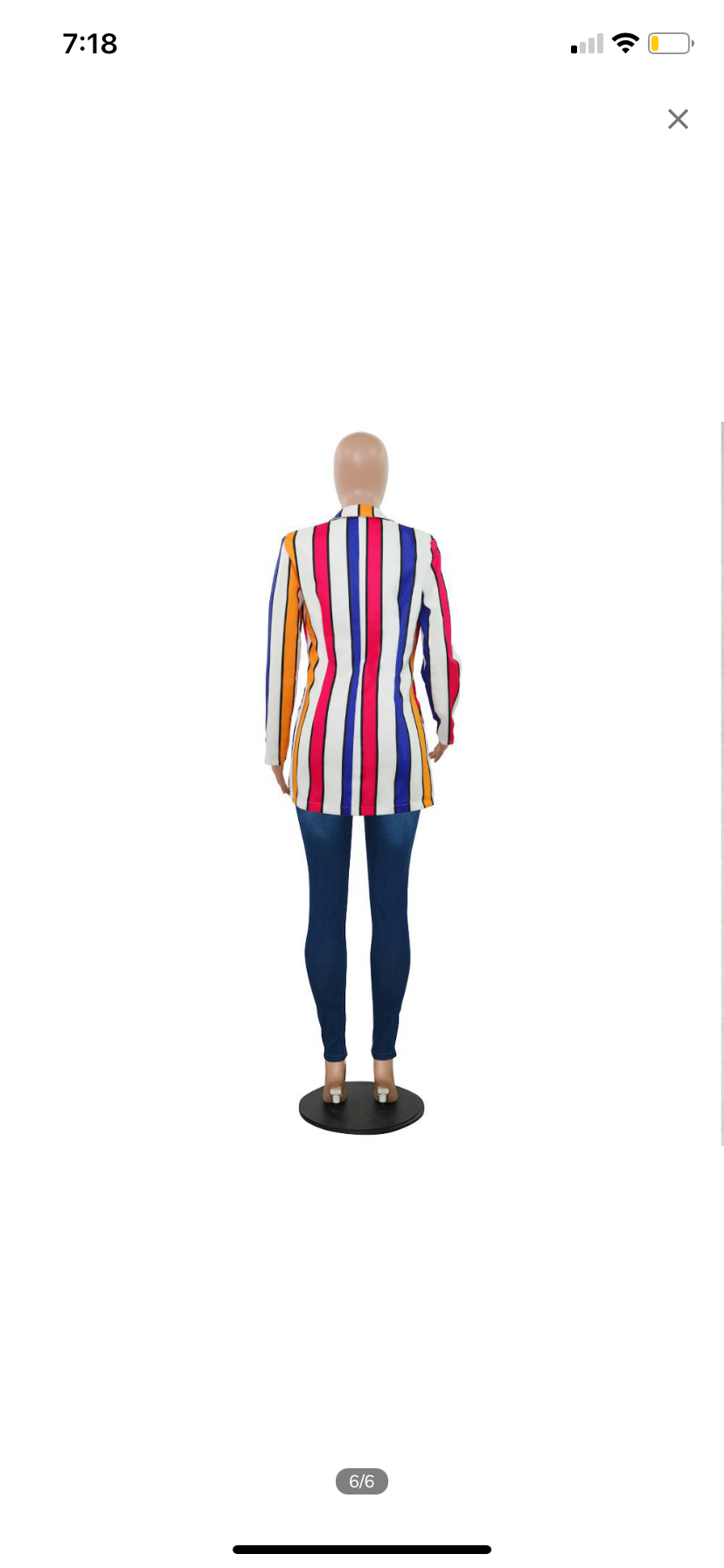Color stripe blazeđź’•