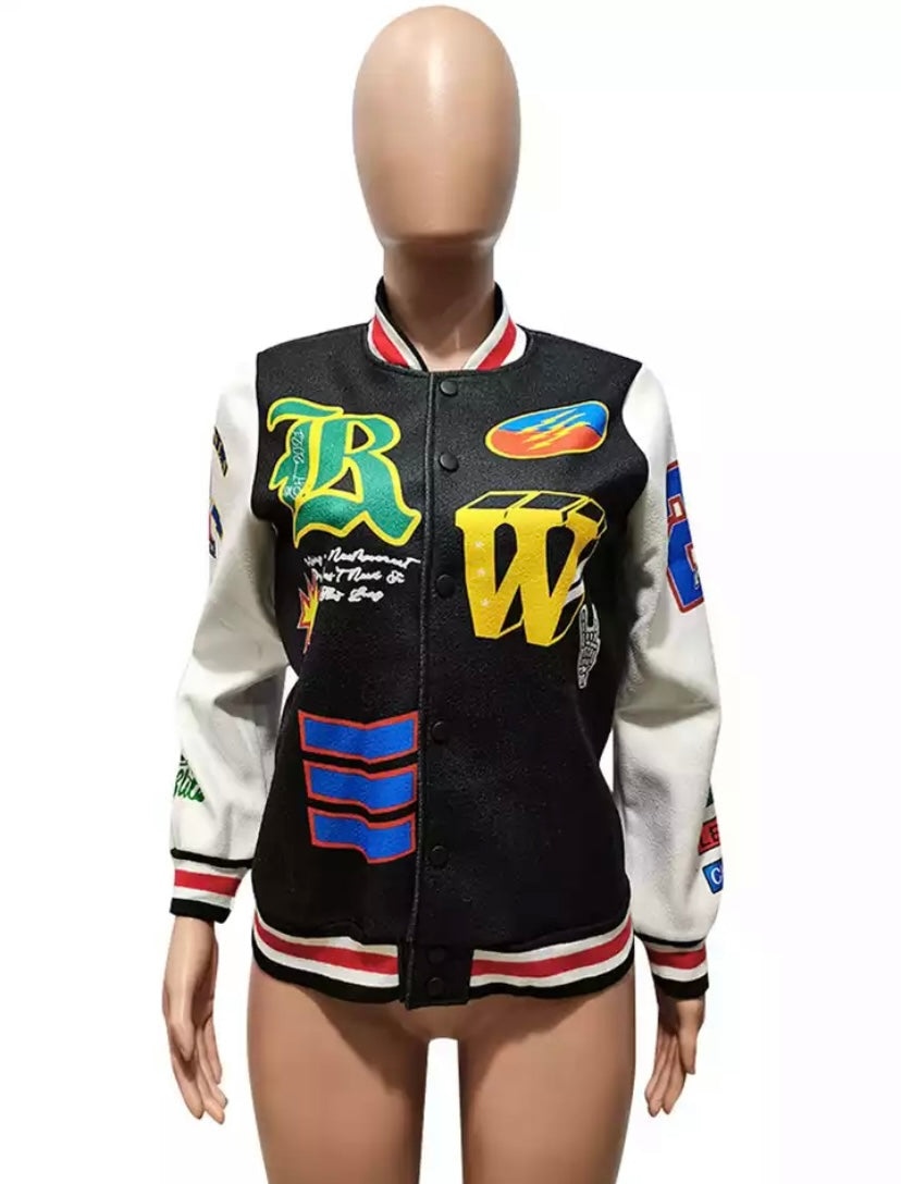 Baseball bomber jacket π