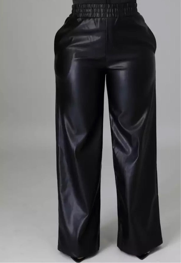 Leather lady trousers π