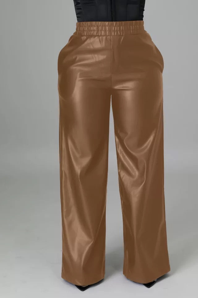 Leather lady trousers π