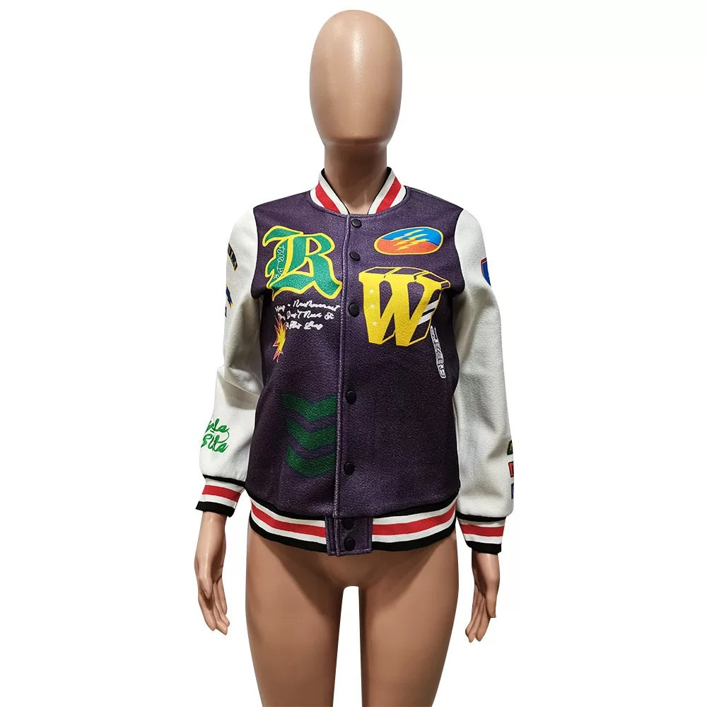 Baseball bomber jacket π