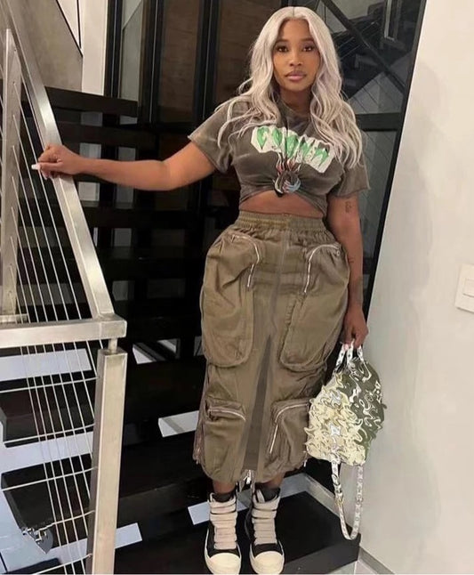 Cargo skirt💚