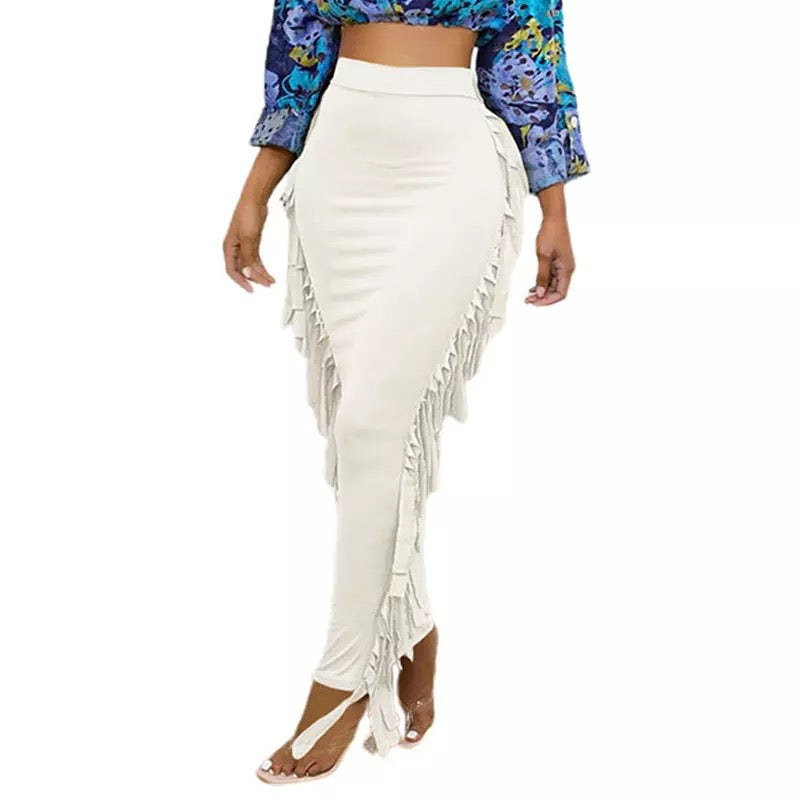 Tassel long skirt💕